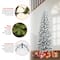 6ft. Unlit Acacia Pencil Slim Flocked Artificial Christmas Tree